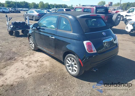 2017 Fiat 500C Pop from USA, damaged, VIN 3C3CFFLR3HT621230